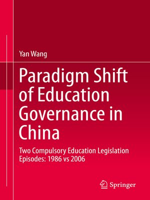 cover image of Paradigm Shift of Education Governance in China